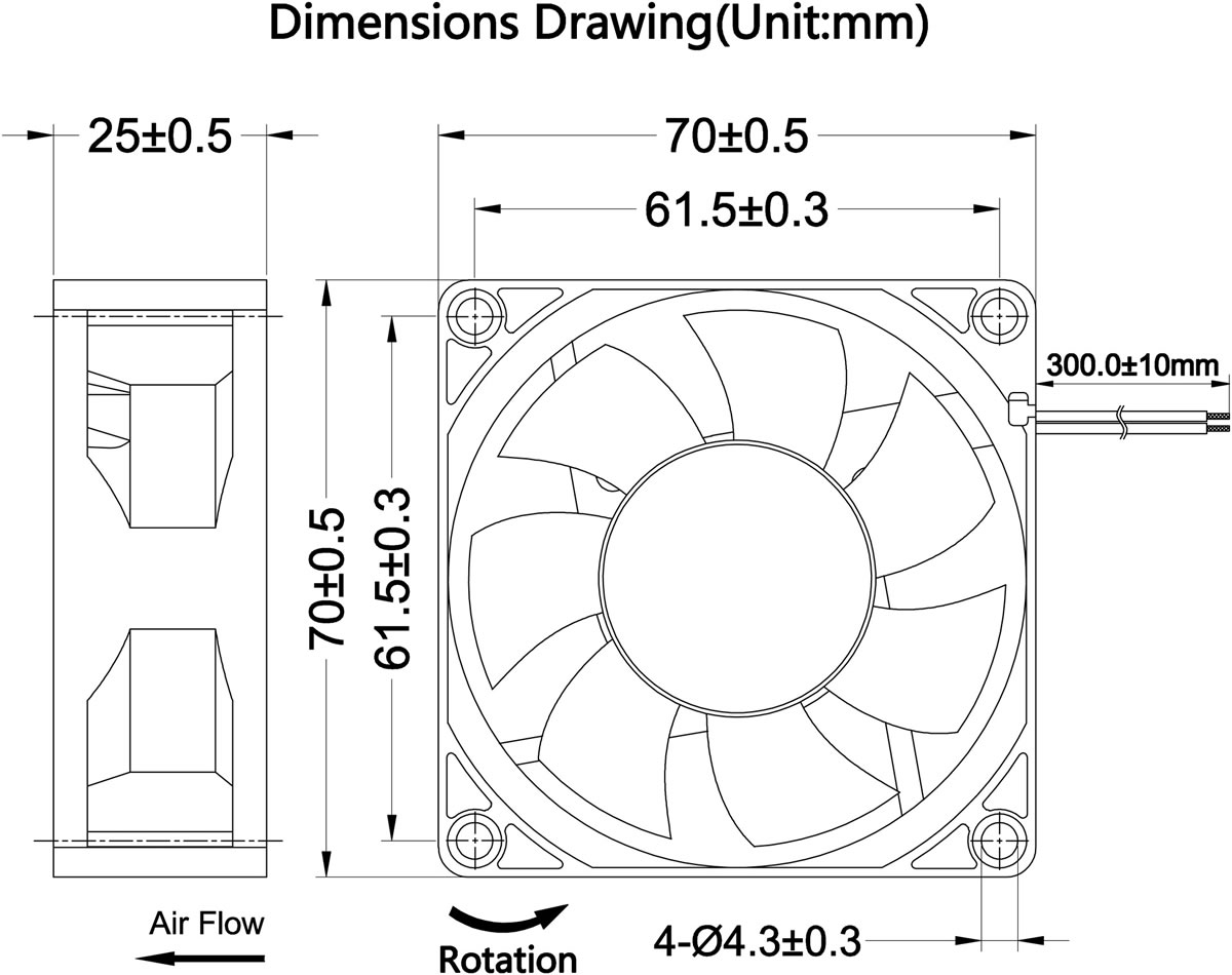 TF7025 Drawing